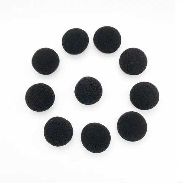 Alt view image 4 of 4 - 50pcs Ear Pads For Headphones Foam 15mm Sponge wireless Earphones Replacement Earphone Earpads Covers MP3 MP4 Moblie Phone