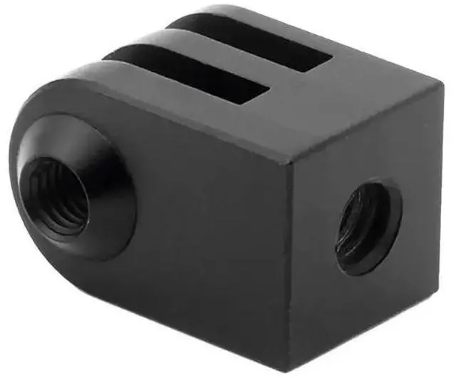 Alt view image 2 of 4 - Mini Tripod Mount Aluminum Adapter Converter Mount 1/4" Screw for Gopro Hero 10 9 8 Osmo Action 2 Insta360 One X2 Camera