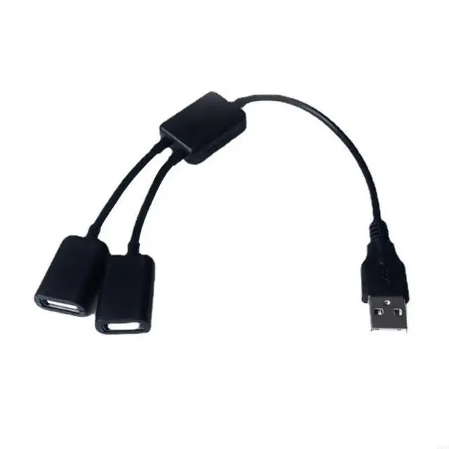 Main image of USB 2.0 Splitter Y Cable 1 Male to 2 Female Extension Cord Power Adapter Converter for PC Car Data Transmission Charging