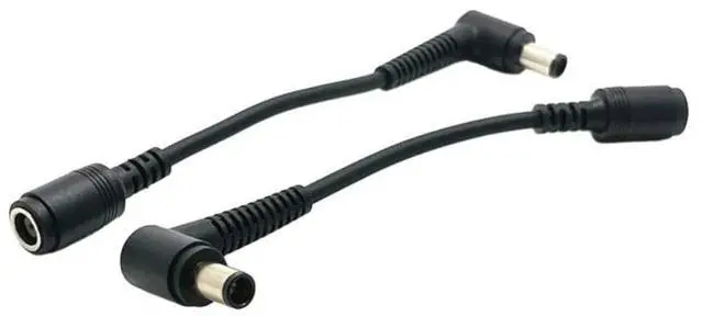 Alt view image 2 of 4 - Hot sale 7.4x5.0mm Male to Female DC Power Plug Connector Adapter Converter Elbow 90 Degree Angle 7.4*5.0mm For Laptop