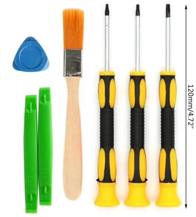 Alt view image 3 of 3 - 7pcs/set Screwdriver Torx T8 T6 T10 H35 Opening Tools Screw Driver Repair Tool Kit For Xbox One/360 Controller/PS3/PS4