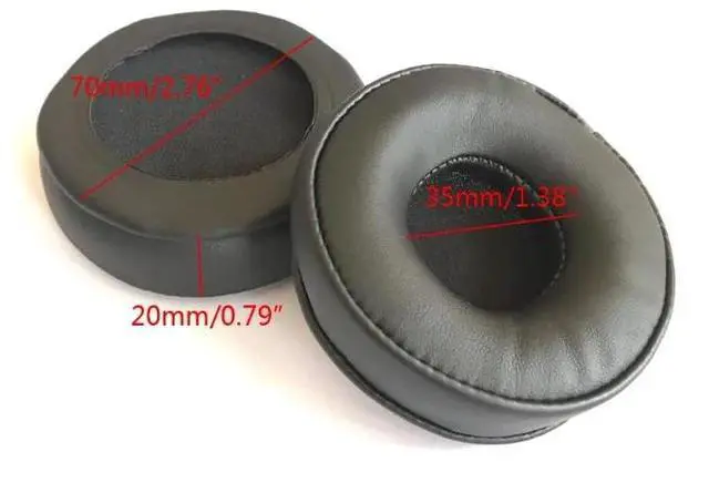 Alt view image 3 of 4 - 1Pair Replacement 70mm Universal Headphone Ear Pads Cushion For Urbanears Plattan ADV Zinken For JBL Tune600 T450 T450BT T500BT