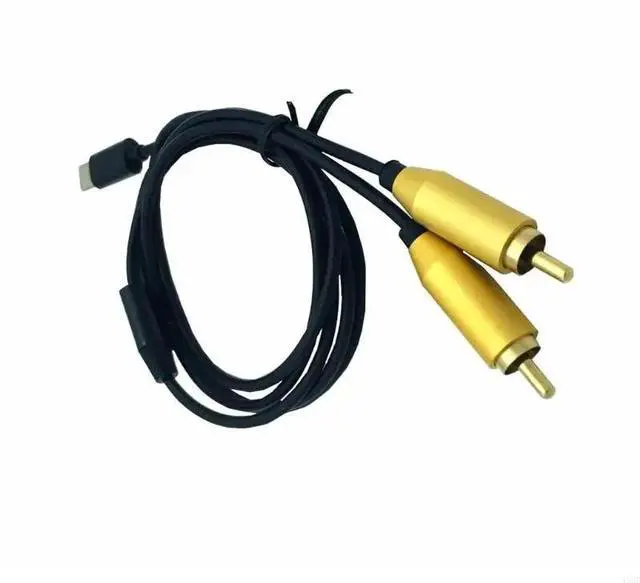 Alt view image 6 of 7 - USB C to 2RCA Male Jack Plug Adapter Type-C to RCA Male to Male Y RCA Splitter for Car Aux Stereo Speaker Amp Cord