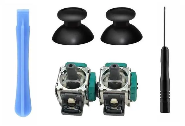 Alt view image 5 of 7 - 1set for Nintendo Switch Pro Controller 3D Analog Stick 3 Pin Sensor Module Potentiometer with ThumbSticks Caps Repair Parts