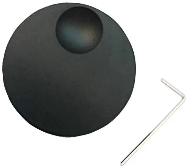Main image of Volume Control Knob 32x13mm Black Frosted Solid Aluminum Knob Encoder Knob for 6mm Potentiometer