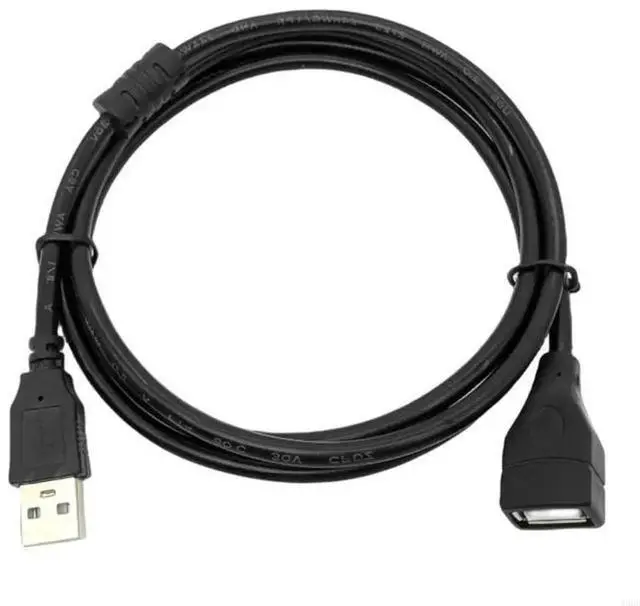 Main image of 200cm USB 2.0 A Male To Female Fast Speed Data Sync Charger Extension Cable Cord Black Data Cables for laptop PC