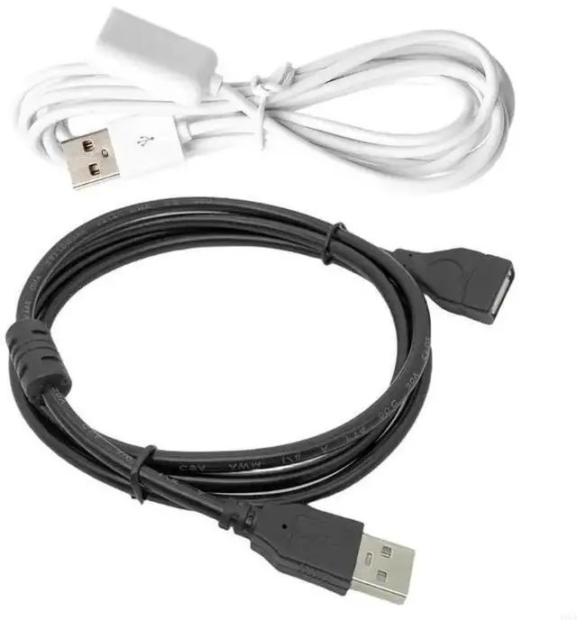 Alt view image 2 of 4 - 200cm USB 2.0 A Male To Female Fast Speed Data Sync Charger Extension Cable Cord Black Data Cables for laptop PC