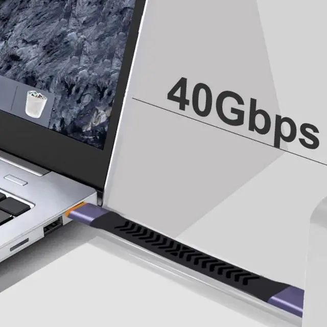 Alt view image 7 of 7 - 40Gbps USB C to USB Type C Cable for MacBook Pro Quick Charge 4.0/3.1 60W 100W PD Fast Charging for  Charge Cable