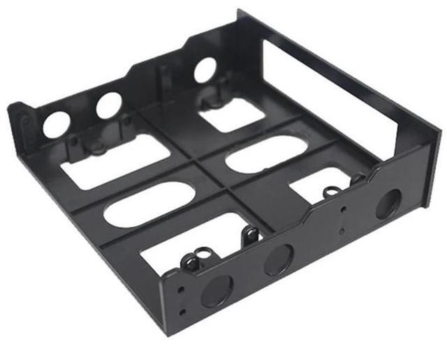 Alt view image 2 of 4 - 3.5'' to 5.25'' Hard Disk Drive Bracket Computer Case Adapter Kit Mounting Bracket For Front Panel Hub Card Reader Controller