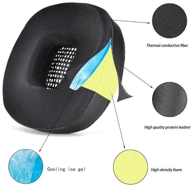 Alt view image 4 of 4 - Replacement Earpads for Marshall Major I II 1/2 Headphones Cooling Gel Ear pads Cushion Earmuffs