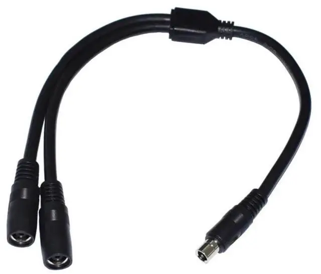 Main image of 2 way DC Power adapter Cable 8.0x2.0mm 1 male to 2 female Splitter connector Plug extension for Solar Panel