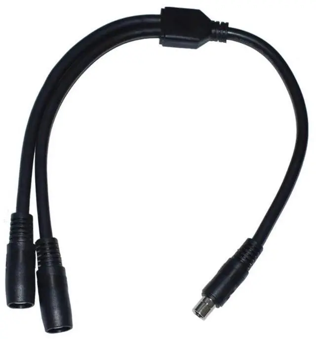 Alt view image 2 of 3 - 2 way DC Power adapter Cable 8.0x2.0mm 1 male to 2 female Splitter connector Plug extension for Solar Panel