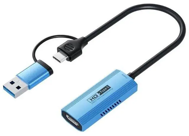 Main image of Video Capture Card USB3.0 HDMI-compatible to USB/Type-c Game Grabber Record for Switch Xbox PS4/5 TV Laptop Converter Cable