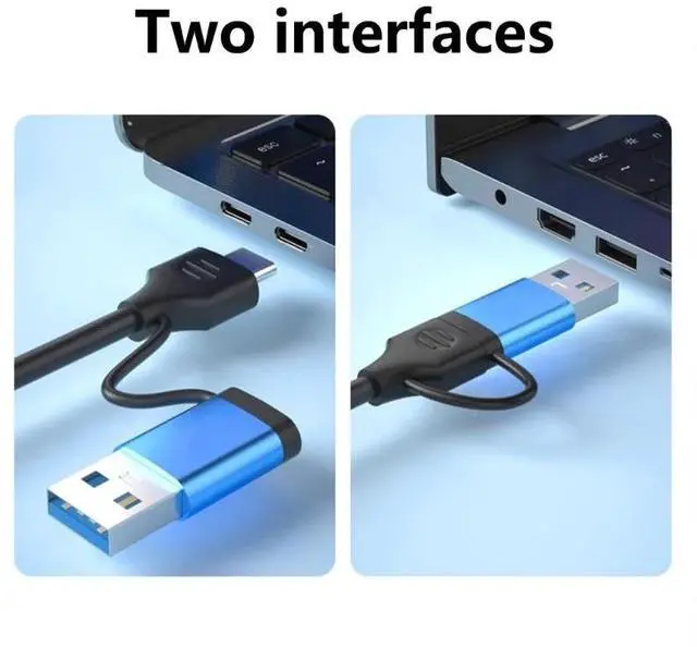 Alt view image 3 of 4 - Video Capture Card USB3.0 HDMI-compatible to USB/Type-c Game Grabber Record for Switch Xbox PS4/5 TV Laptop Converter Cable