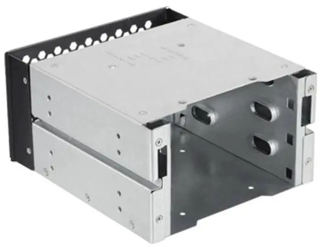 Main image of 3.5 To 5.25 Three-Disc Hard Drive Cages 2 Chassis Drives In The Chassis Hard Drive Box Computer Storage Expansion