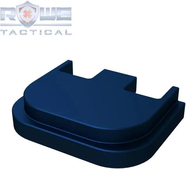 Alt view image 4 of 4 - Rowe Tactical Rear Slide Cover Plate for Glock Gen 1-5 - Blue No Step On Snek - for Glock G17 G19 G21 G22 G23 G24 G26 G27 G29 G30 G31 G32 G33 G34 G35 G36 G37 G38 G39 G40 G41 G45