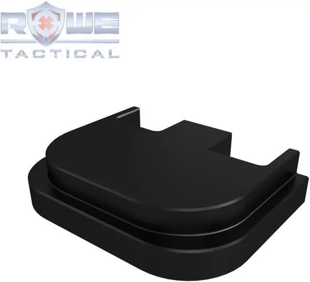 Alt view image 4 of 4 - Rowe Tactical Rear Slide Cover Plate for Glock Gen 1-5 - Black No Step On Snek - for Glock G17 G19 G21 G22 G23 G24 G26 G27 G29 G30 G31 G32 G33 G34 G35 G36 G37 G38 G39 G40 G41 G45