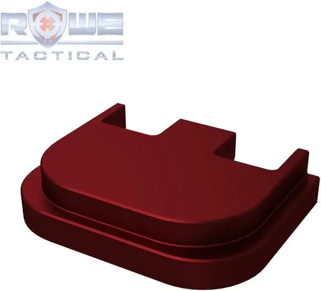 Alt view image 4 of 4 - Rowe Tactical Rear Slide Cover Plate for Glock Gen 1-5 - Red No Step On Snek - for Glock G17 G19 G21 G22 G23 G24 G26 G27 G29 G30 G31 G32 G33 G34 G35 G36 G37 G38 G39 G40 G41 G45