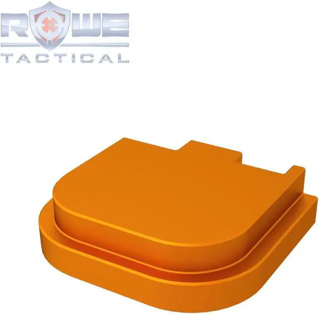 Alt view image 4 of 4 - Rowe Tactical Rear Slide Cover Plate for Glock  G43 G43x G48 - Copper - No Step On Snek