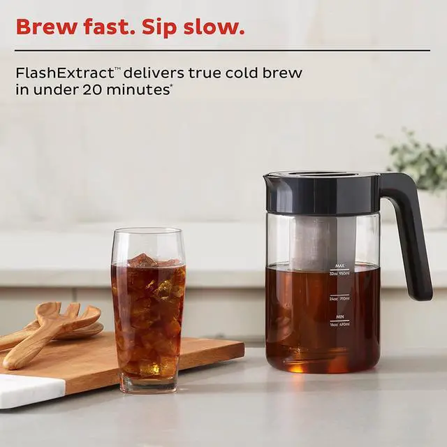 Alt view image 3 of 7 - Instant Cold Brew Electric Coffee Maker, From the Makers of Instant Pot, Customize Your Brew Strength, Easy-to-Use, Dishwasher Safe Glass Pitcher, Quickly Brew Up to 32 Ounces