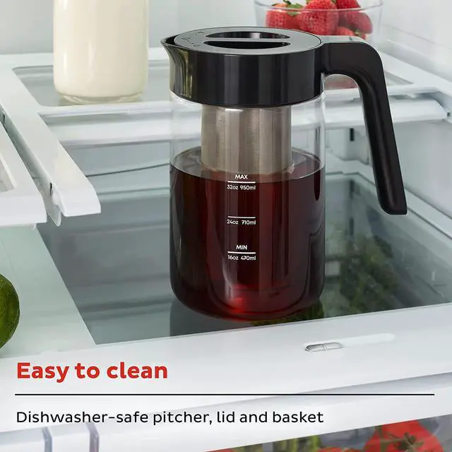 Alt view image 6 of 7 - Instant Cold Brew Electric Coffee Maker, From the Makers of Instant Pot, Customize Your Brew Strength, Easy-to-Use, Dishwasher Safe Glass Pitcher, Quickly Brew Up to 32 Ounces