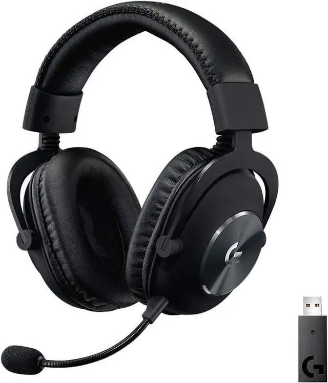 Main image of G PRO X Wireless Lightspeed Gaming Headset Gen 1: Blue VO!CE Mic Filter Tech, 50 mm PRO-G Drivers, and DTS Headphone:X 2.0 Surround Sound - Black