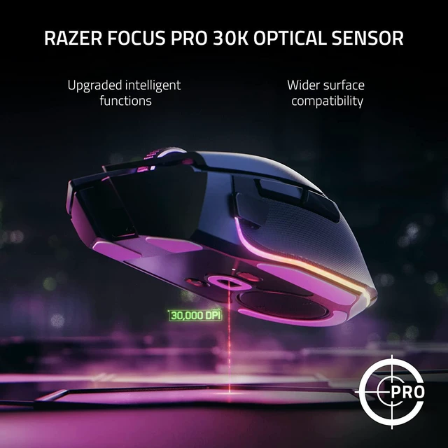 Alt view image 5 of 6 - Razer - Basilisk V3 Pro Wireless Optical Gaming Mouse with Chroma RGB Lighting - Black