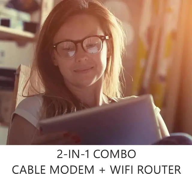 Alt view image 5 of 7 - Motorola MG7700 Modem WiFi Router Combo with Power Boost | Approved by Comcast Xfinity, Cox and Spectrum | for Cable Plans Up to 800 Mbps | DOCSIS 3.0 + Gigabit Router