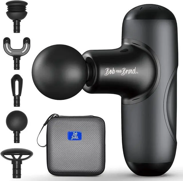 Main image of BOB AND BRAD Q2 Mini Massage Gun Pocket-Sized Deep Tissue Massager Gun Black Health & Personal Care