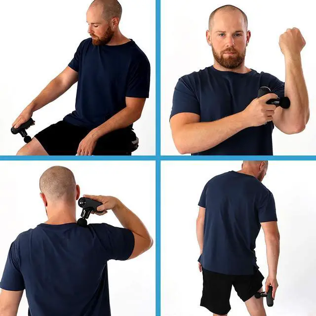 Alt view image 7 of 7 - BOB AND BRAD Q2 Mini Massage Gun Pocket-Sized Deep Tissue Massager Gun Black Health & Personal Care