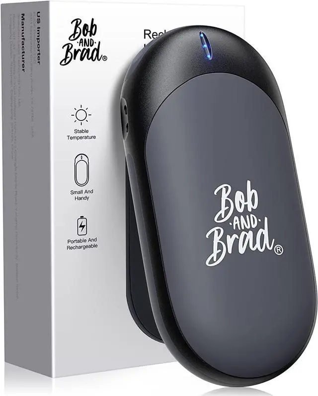 Main image of BOB AND BRAD Rechargeable Hand Warmer, 10000mAh Pocket Power Bank (Brand New)
