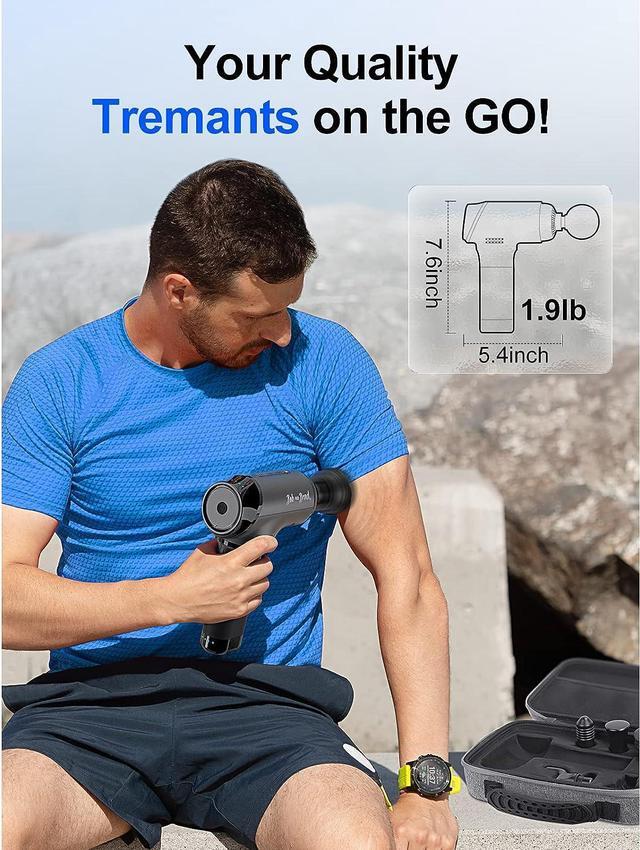 Alt view image 5 of 7 - BOB AND BRAD T2 Massage Gun, Percussion Muscle Massage Gun Deep Tissue with 10MM Amplitude, Handheld Electric Massager for Athletes Pain Relief Therapy and Relaxation (Brand New)