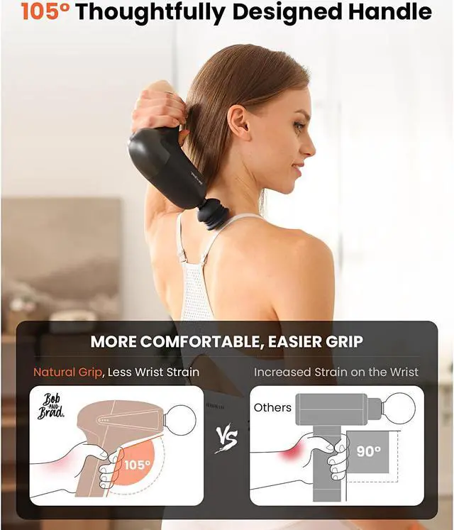 Alt view image 6 of 7 - BOB AND BRAD UNI Mini Massage Gun Deep Tissue Muscle Massage Gun(from original manufacturer with original package and accessories, providing one year warranty)
