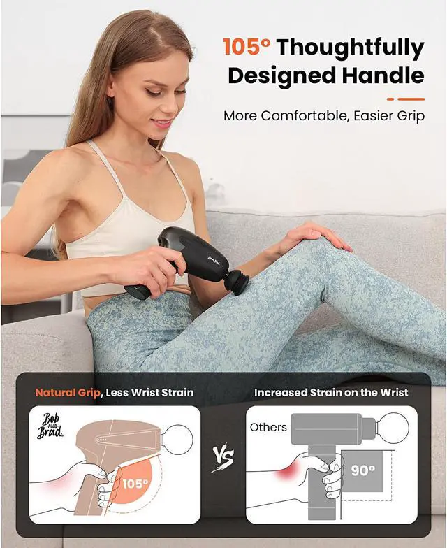 Alt view image 5 of 7 - BOB AND BRAD UNI Mini Massage Gun Deep Tissue Muscle Massage Gun(from original manufacturer with original package and accessories, providing one year warranty)