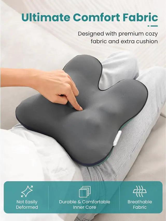 Alt view image 5 of 7 - BOB AND BRAD Back Massager with Heat,for Pain Relief Deep Tissue,Massage Pillow for Full Body
