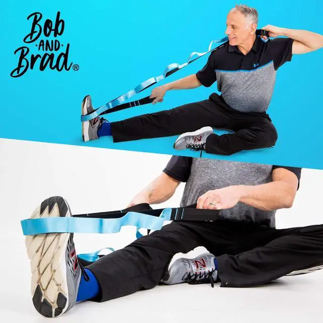Alt view image 6 of 7 - BOB AND BRAD Stretch Strap, 12 Loop Yoga Stretch Strap, Non-elastic Stretch Strap for Stretching, Physical Therapy, Pilates, Dance, Gymnastics, and Athletic Trainers with Carry Bag