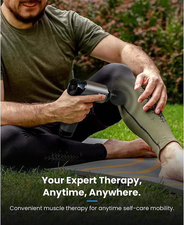 Alt view image 7 of 7 - BOB AND BRAD T2 Pro Massage Gun with Heat and Cold, for Professional Athletes Home Gym(LX), Deep Tissue Percussion Massager Gun,Pain Relief,Quiet Handheld Muscle Massager,FSA and HSA Eligible