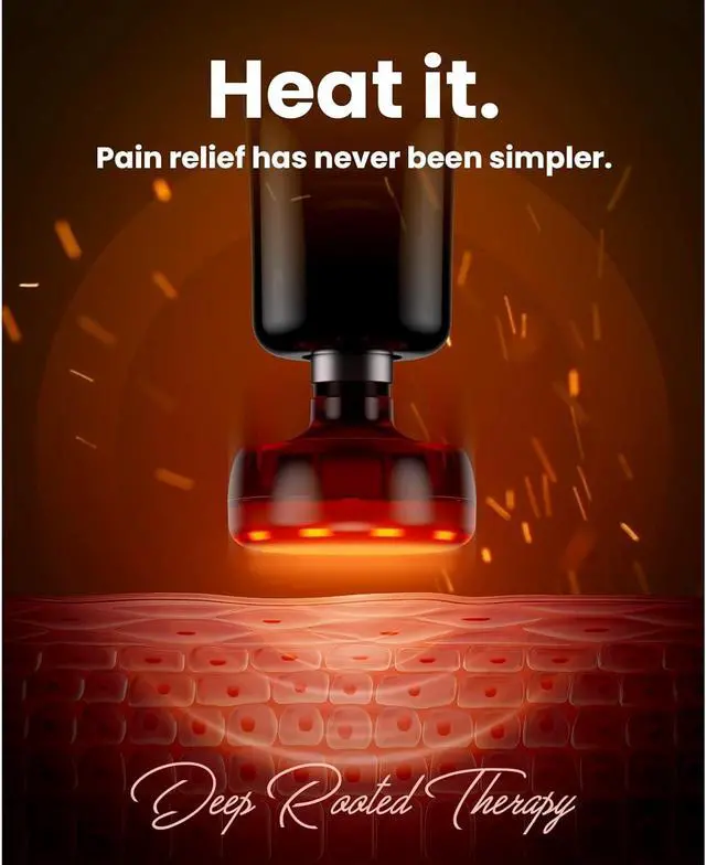 Alt view image 3 of 7 - BOB AND BRAD Q2 Plus Mini Massage Gun with Heat, Deep Tissue Massager, Portable Percussion Muscle Massage Gun,Pocket-Sized Heated Ultra Small & Quiet Muscle Massage Gun, FSA and HSA Eligible