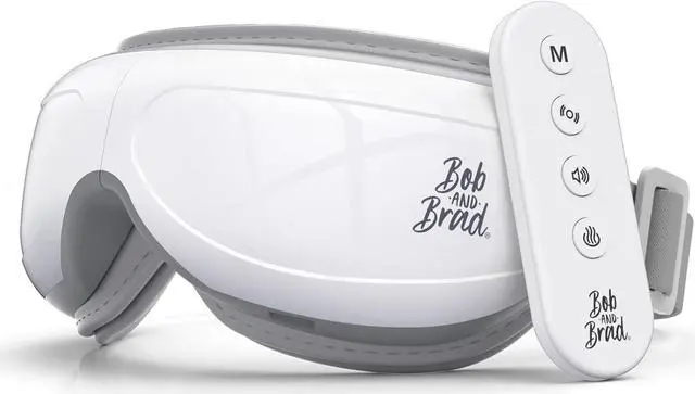 Main image of BOB AND BRAD Eye Massager,EyeOasis 2 Plus - Eye Massager for Migraines with Remote&Heat& Compression&Music,FSA/HSA Eligible, Heated Eye Massage Mask for Dry Eyes Relief Improve Sleep, Ideal Gifts