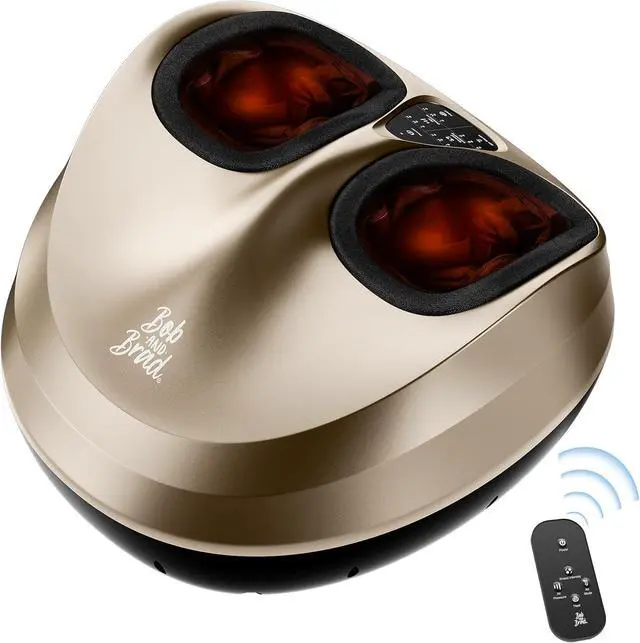 Main image of BOB AND BRAD Foot Massager with Heat, Shiatsu Deep Kneading Foot Care, Deep Tissue Muscle Relaxation, Heated Electric Feet Massager Machine for Neuropathy, Christmas Gift for Men Women Mon Foot Care