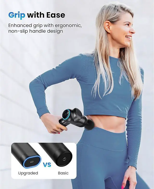 Alt view image 7 of 7 - BOB AND BRAD C2 Max Massage Gun with Metal Head,Deep Tissue Muscle Massage Gun,Professional Electric Back Massager for Athletes,FSA and HSA Eligible,Idea Gift