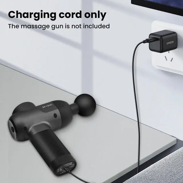 Alt view image 2 of 4 - Bob and Brad USB Type C to A Cable Data Fast Charging For C2/T2/Q2/Air 2 Massager Gun USB Cord (the massage gun is not included)