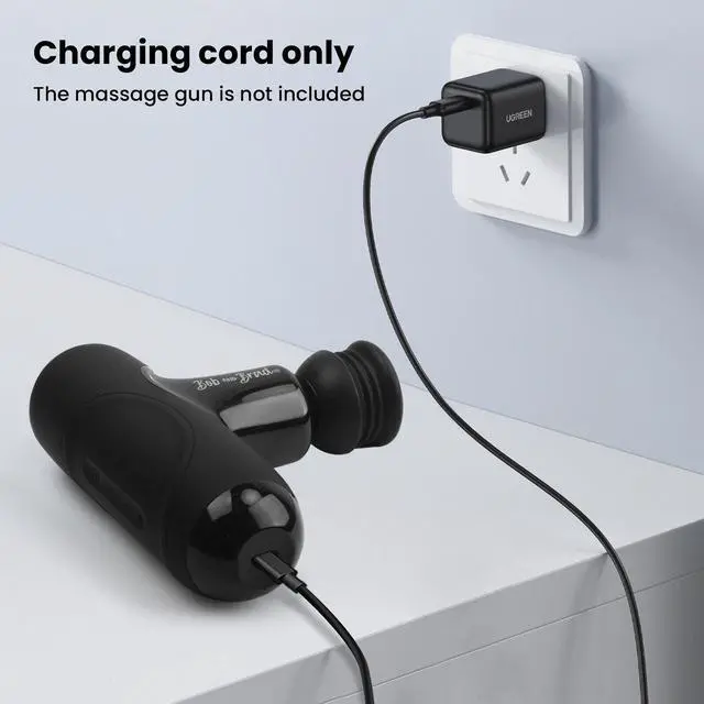 Alt view image 3 of 4 - Bob and Brad USB Type C to A Cable Data Fast Charging For C2/T2/Q2/Air 2 Massager Gun USB Cord (the massage gun is not included)