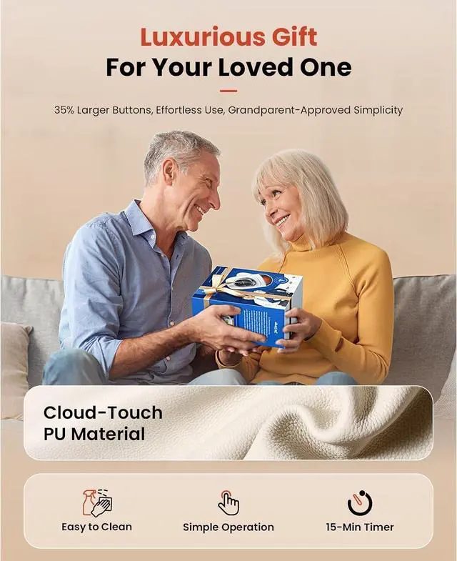 Alt view image 7 of 7 - Bob and Brad Cordless Hand Massager with Heat and Compression,Portable for Arthritis and Carpal Tunnel, Rechargeable Pain Relief Idea Gift, FSA HSA Eligible