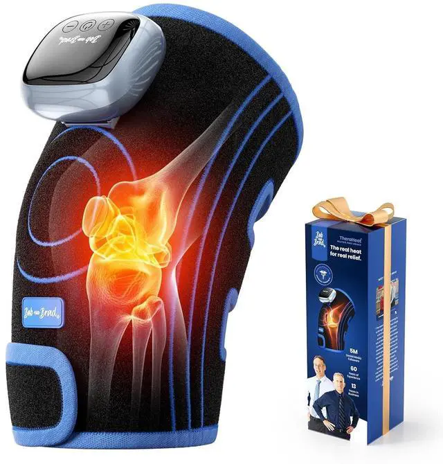 Main image of Bob and Brad Knee Brace with Heat Therapy, Portable Cordless Electric Knee Elbow Comfort Support, Pain Relief Heating Pad with Far-Infrared, Idea Gift, FSA HSA Eligible