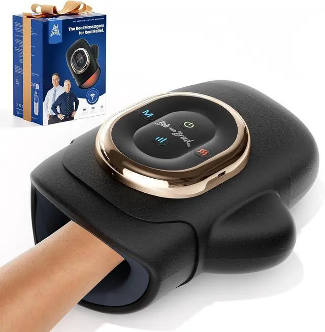 Main image of Bob and Brad HandSpa Pro Hand Massager with Heat and Compression, Cordless Portable Hand Machine with 8-Zone Finger Division for Targeted Relief, Deep Tissue for Arthritis and Carpal Tunne Pain Relief