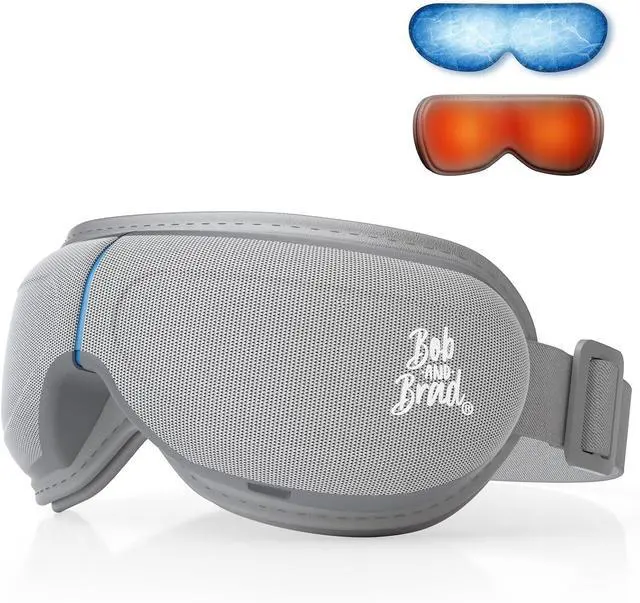 Main image of Bob and Brad EyeOasis 3 Eye Massager with Heat and Cooling Therapy, Professional Comfort for Eyes Strain Relief, Quiet Eye Mask with Customizable Music, FSA HSA Eligible