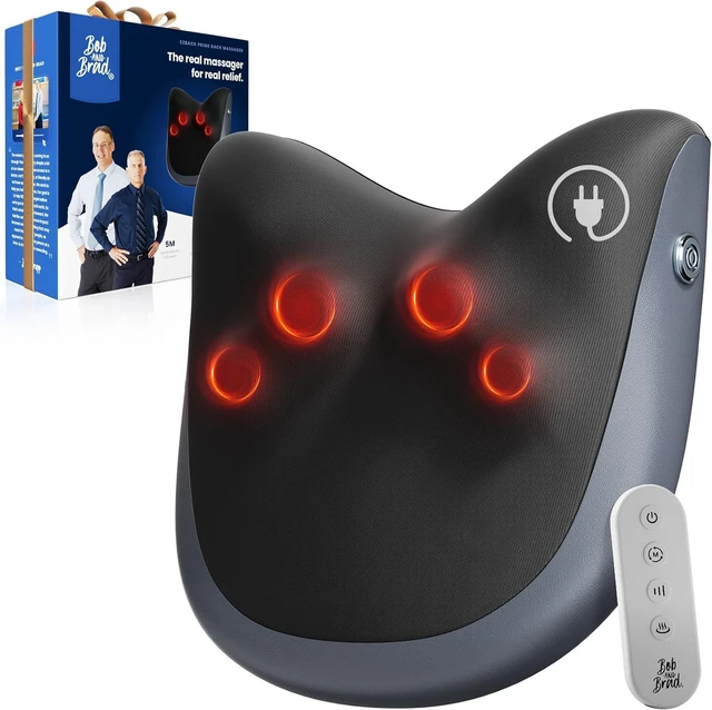Main image of Bob and Brad EZBack Prime Corded Design Shiatsu Massager with Heat for Back,Shoulders,Body Muscle Tissue Gifts for Women Men