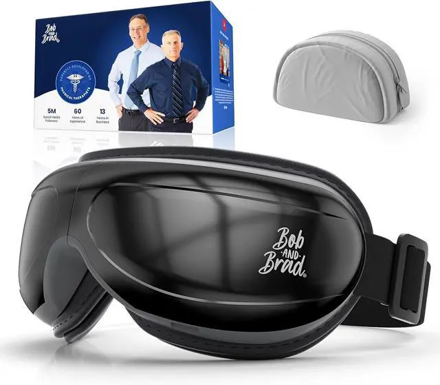 Main image of BOB AND BRAD Eye Massager, EyeOasis 2 -Eye Massager with Heat,Smart Eye Mask Massager for Migraine with BT Music,Reduce Eye Strain Dry Eyes Improve Sleep,FSA/HSA Eligible,Gifts for Women and Men,Black