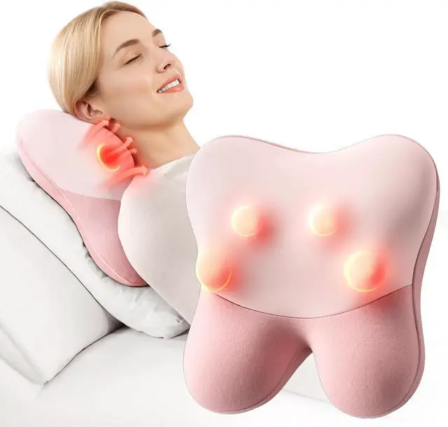 Main image of BOB AND BRAD Back Massager with Heat, EZBack Corded Back Massager for Pain Relief Deep Tissue, Shiatsu Back Massage Pillow, Soothing Muscle Tension Upper & Lower Back Relief